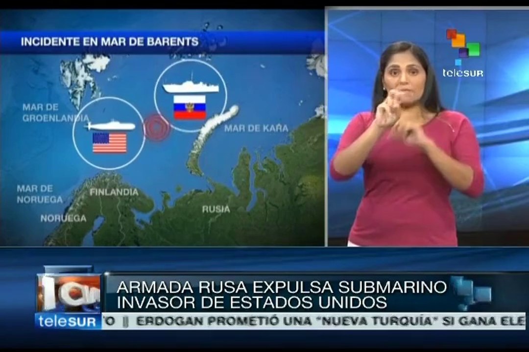 Navíos rusos obligan a submarino de EEUU a abandonar sus aguas