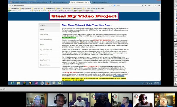 Silver Fox Live Training DPS Joint Venture Steal My Video Free 100 Leads Daily Google Listing