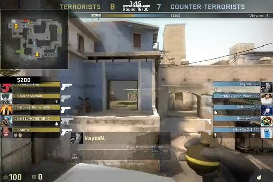 Sp!Der 1vs4 Clutch With 4 HeadShots @CSGO
