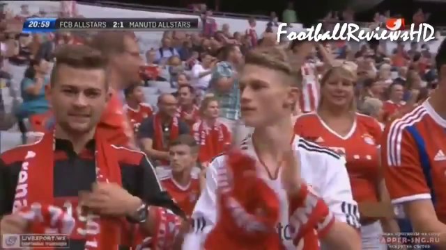 Bayern Munchen Legends - Manchester United Legends 3-3 Friendly 09 08 2014