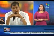 UNASUR | Anuncia Correa la visita de Samper a Ecuador