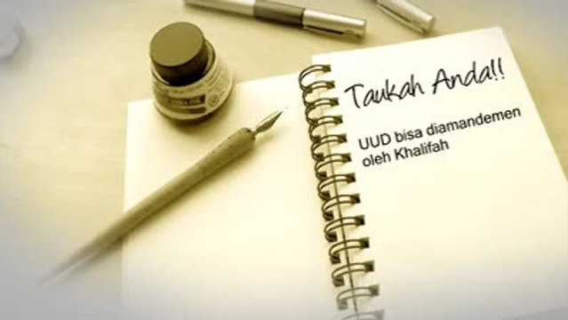 HUKUM TATA NEGARA KHILAFAH ISLAM