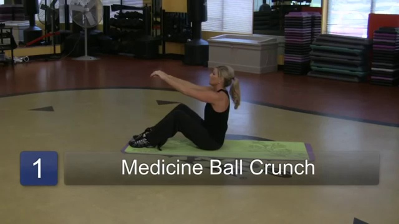 Abdominal Exercises _ Weighted Ball Toss Exercises for the Abs