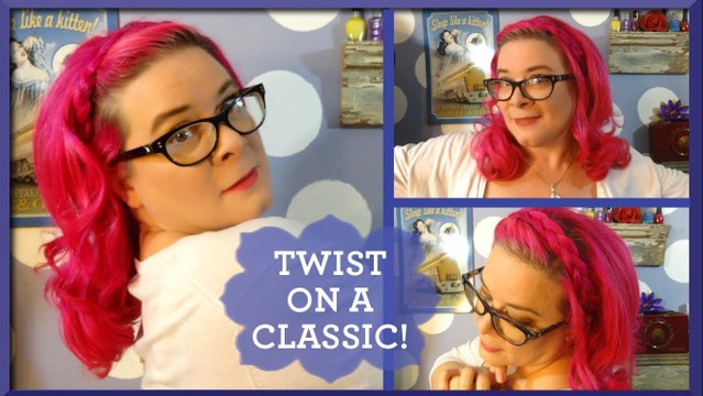 Rockabilly Braided Headband A Vintage Hair Tutorial