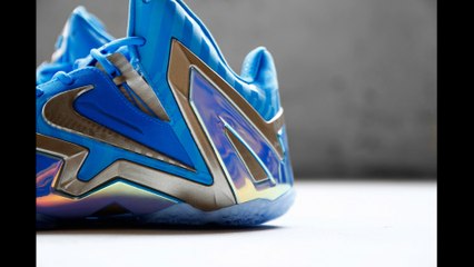 Nike LeBron 11 Elite 'Blue 3M' 8-9 @ repsperfect.cn