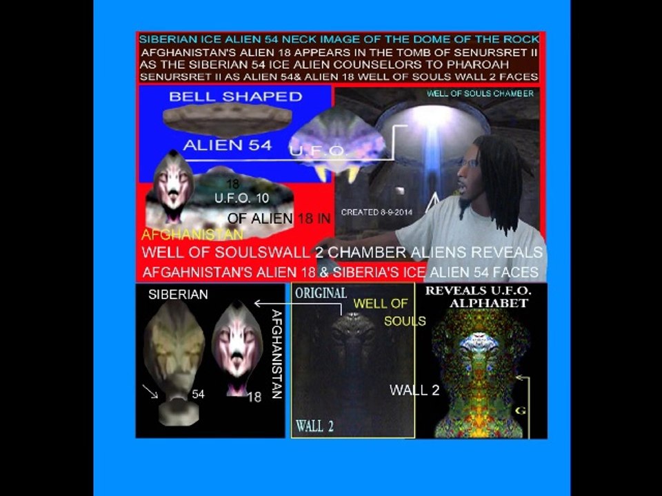 UN & NATO ATTEMPT TO DESTROY AFGHANISTAN'S BROWN ALIEN 18 U.F.O WELL OF SOULS WALL2 FACE IMAGE CONNECTION