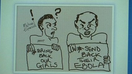 Nigerians use jokes to diffuse Ebola tension