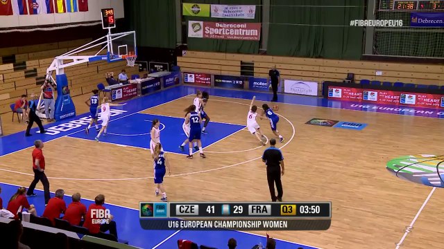 Czech Republic v France - Highlights - Semi-Finals - 2014 U16 European Championship Women.