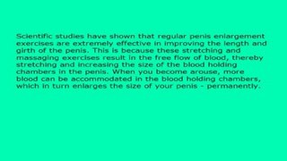 Manual Penis Enlargement Exercises Are So Effective - Use Them To Enlarge Your Penis