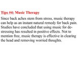 Lower Back Pain Home Treatment - Lower Back Pain Natural Treatment