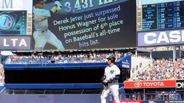 Jeter Passes Wagner on Career Hits List