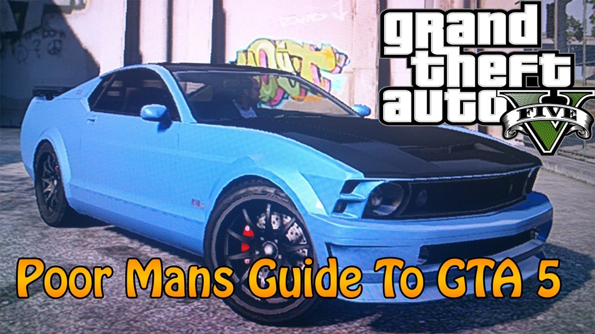 Poor Mans Guide To GTA 5 - Dominator (Shelby GT500) - GTA 5 Online Gameplay