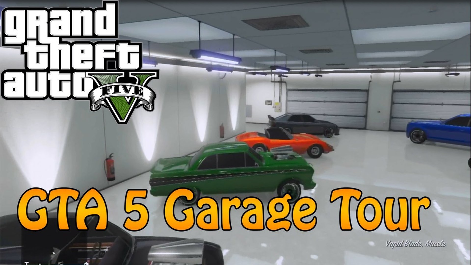 GTA 5 - Secondary Account Garage Tour Video (GTA 5 Online Gameplay)