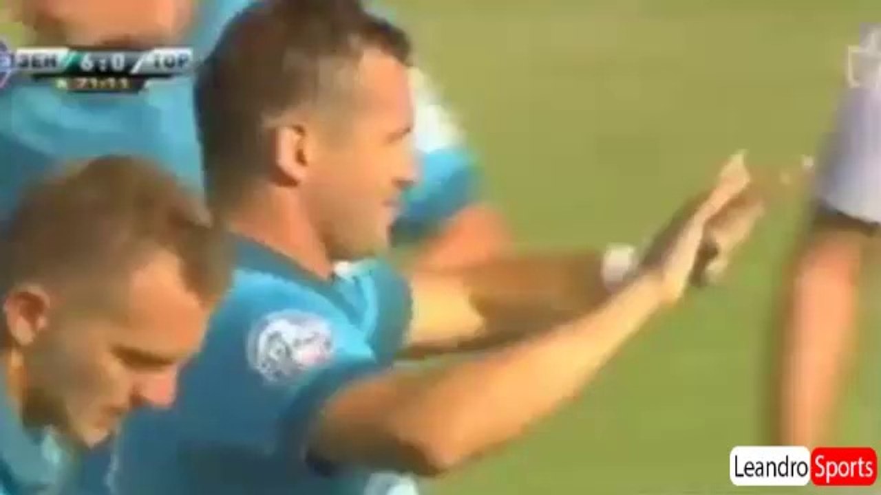 Зенит vs Торпедо (8-1), обзор матча - Чемпионат России 9.8.2014