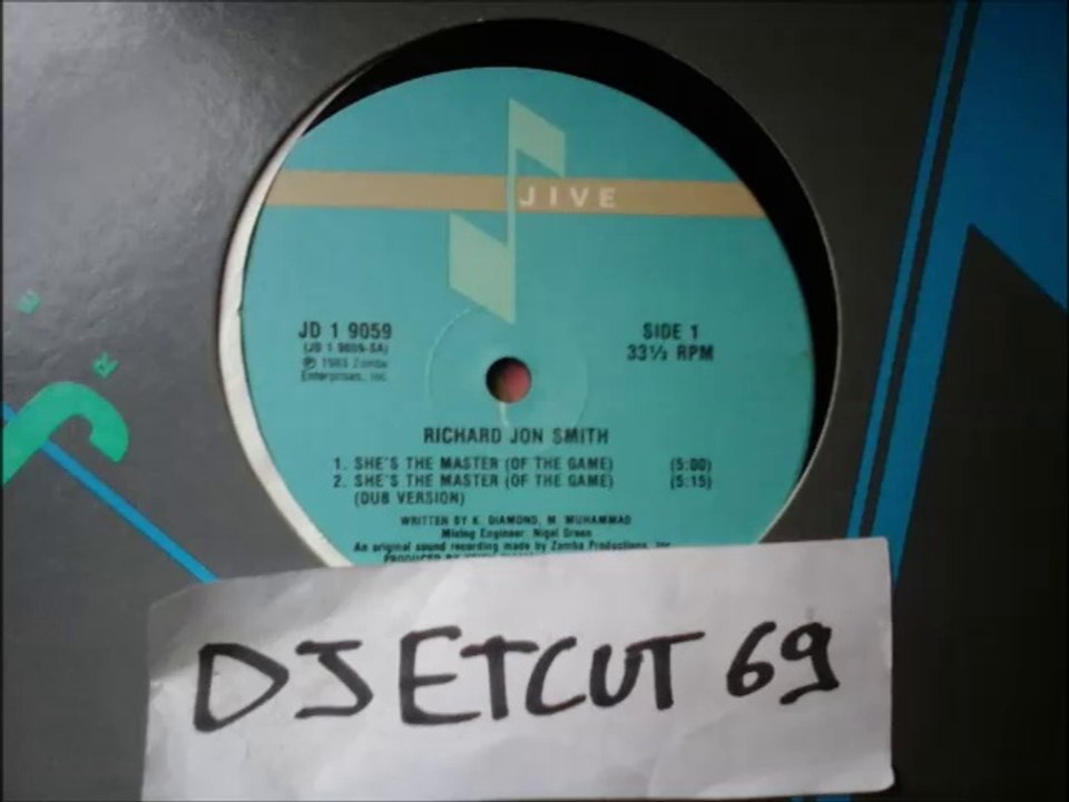 RICHARD JON SMITH -SHE'S THE MASTER(OF THE GAME)(DUB VERSION)(RIP ETCUT)JIVE REC 83