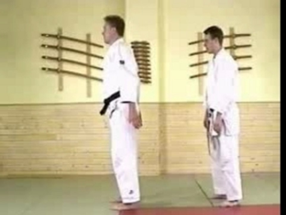Attaque prise de main dans le dos