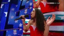 Summerslam 2013: JoJo Performs the National Anthem