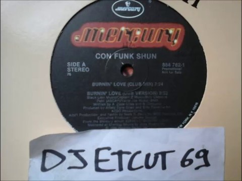 CON FUNK SHUN -BURNIN' LOVE(DUB VERSION)(RIP ETCUT)MERCURY REC 86