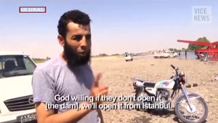 IŞİD'den tehdit:"Barajı açın yoksa..."