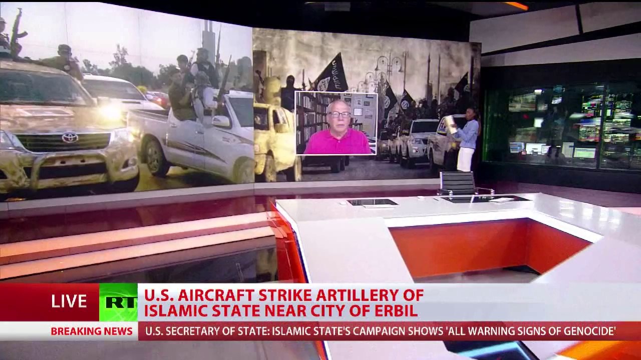 US fighter jets bomb ISIS artillery, 'Washington only interested in splitting Iraq'