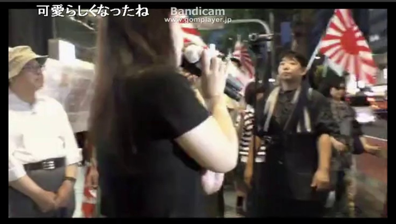 【ニコ生】神回「在特会」桜井誠VSアメリカ白人　反日デモカウンター前 街宣3/6