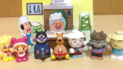 アンパンマン指人形 パン工場セット