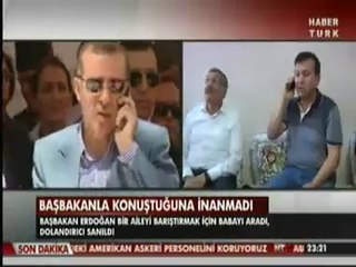 BAŞBAKAN ERDOĞAN YAKLAŞIK ÜÇ YILDIR DARGIN OLAN BABA İLE KIZINI BARIŞTIRDI