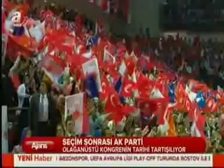 CUMHURBAŞKANLIĞI SEÇİMİ SONRASINDA AK PARTİDE OLAĞANÜSTÜ KONGRENİN TARİHİ TARTIŞILIYOR