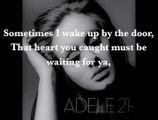 Adele - Set Fire to the Rain Lyrics