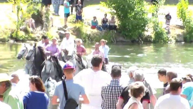 Féria Ales 2014 Gaze dans le Gardon d'Alès près du Pont Vieux