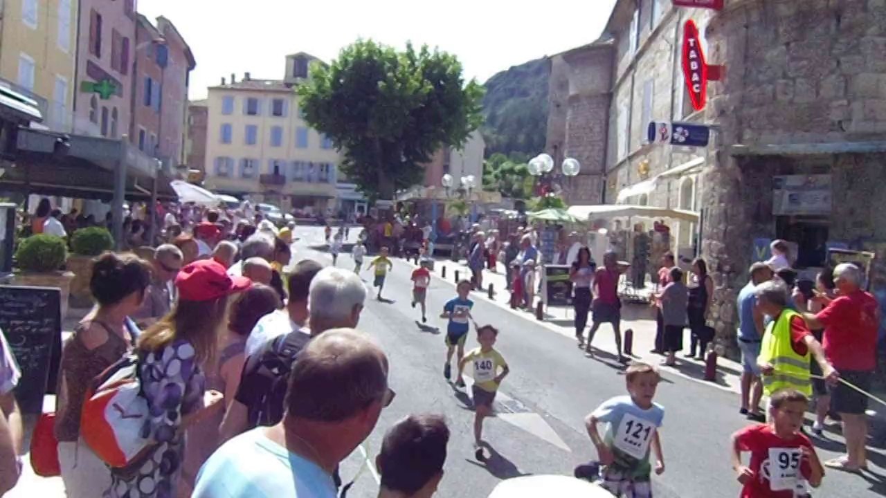 Course de Pentecôte  2014 Anduze arrivée course des enfants