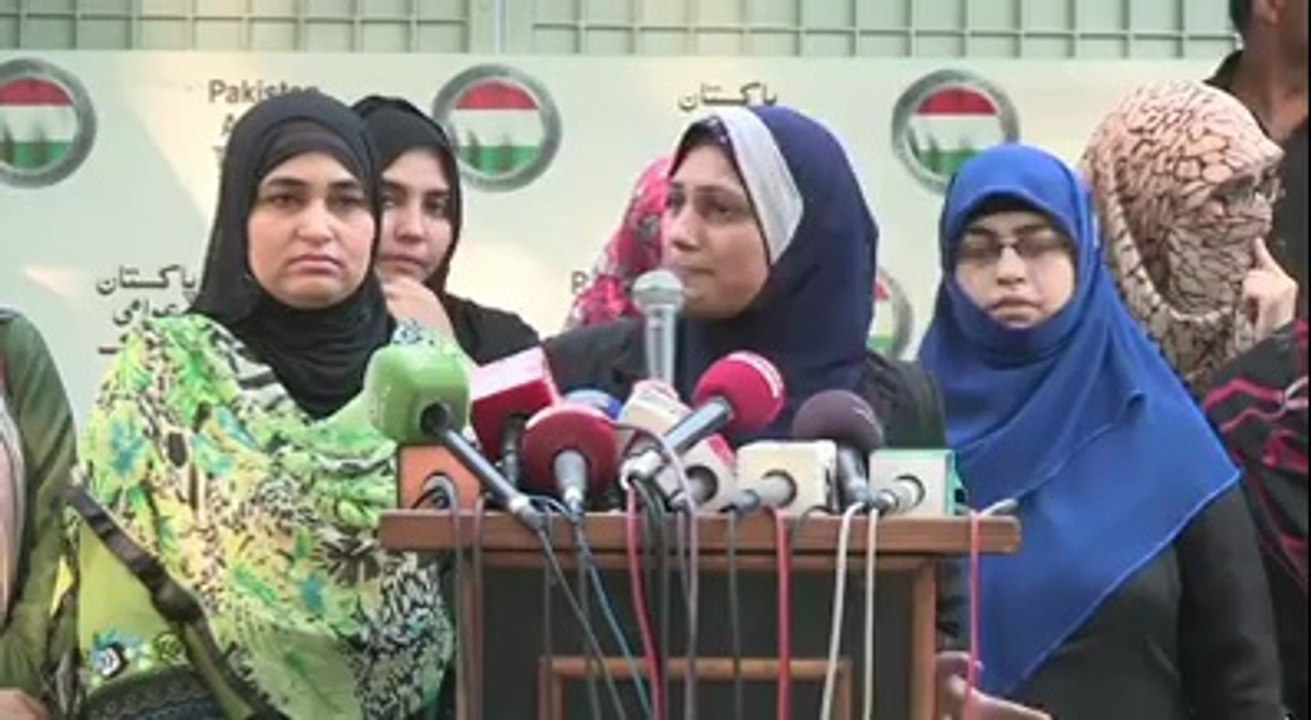Press Conference of PAT Women Wing