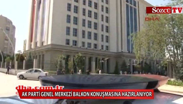 AKP Genel Merkezi'nde büyük hazırlık