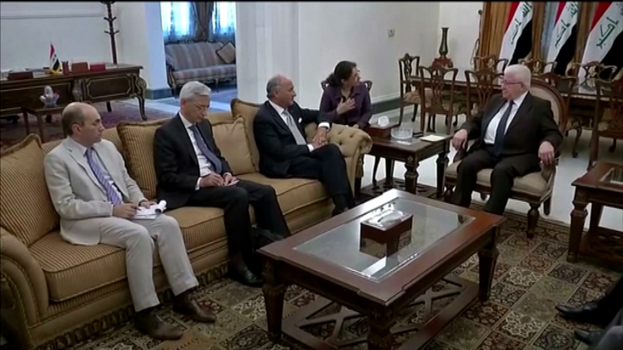 Fabius à Bagdad : "les Irakiens doivent mener ensemble la bataille contre le terrorisme"