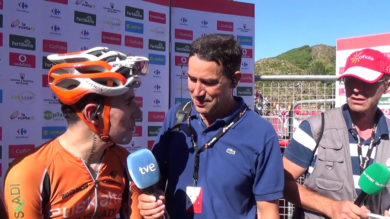 8ª etapa de La Vuelta a España 2013 Flash interview con Igor Antón