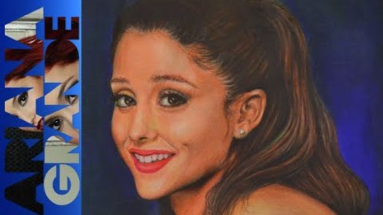 DIBUJANDO ARIANA GRANDE - DRAWING ARIANA GRANDE