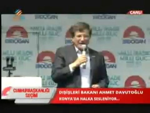 Ahmet Davutoglu Cumhurbaşkanlığı Mitingi Konya Konusması