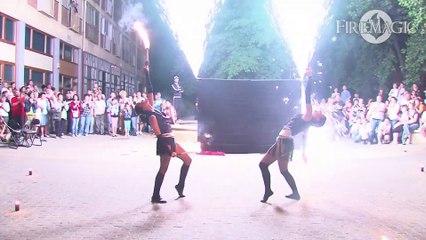 Black & White firedance show - FIREMAGIC production [firemagic.hu] tűzzsonglőr
