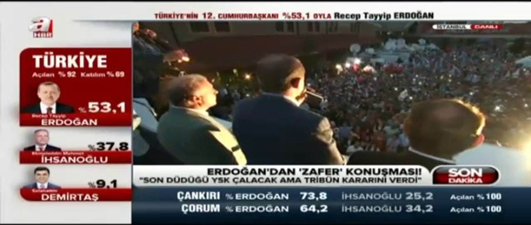 Erdoğan'dan ilk açıklama!