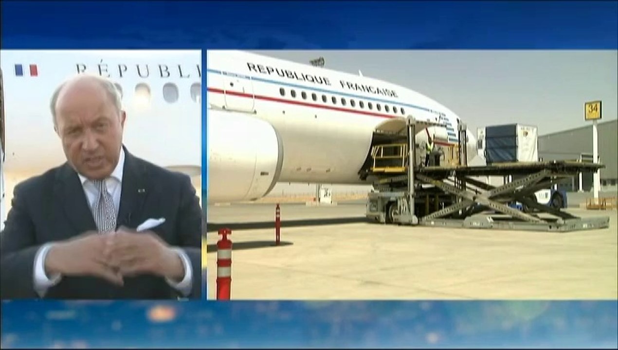 Fabius propose un "pont européen de solidarité" pour envoyer l'aide humanitaire en Irak