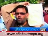 MQM Abdul haseeb Talk to media during food supply for PAT workers at Model Town Lahore