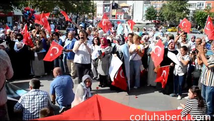 AK Parti Çorlu'dan Sevgi Yürüyüşü