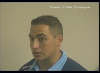 ITW Jeoffrey Tallet match CAP vs RC Toulon samedi 9 aout 2014