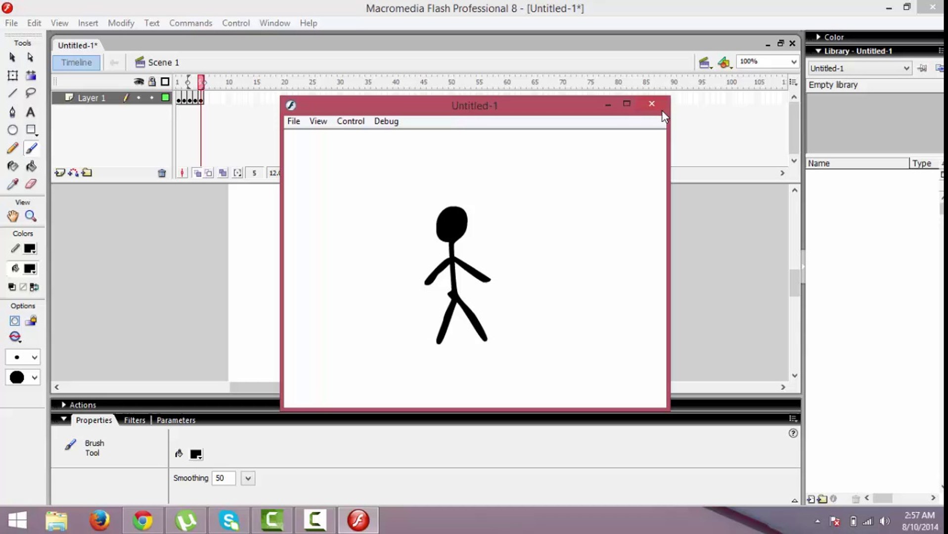 Macromedia flash 8 frame to frame animation - video Dailymotion