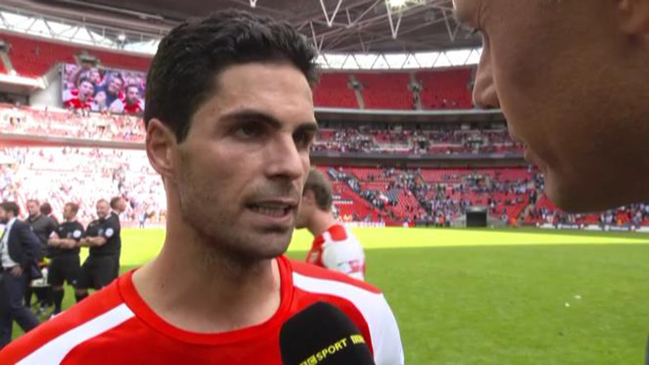 Community Shield - Arsenal 3-0 Man City - Mikel Arteta Post Match Interview