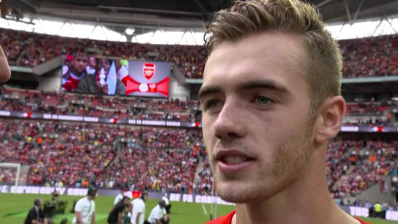 Community Shield - Arsenal 3-0 Man City - Calum Chambers Post Match Interview