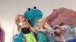Disney Frozen Queen Elsa and Cookie Monster Count'n Crunch eat Frozen Disney Cookies