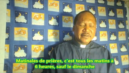 MATINALE DE PRIERE DU 11 AOUT 2014