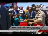 شاهد|| الرئيس عبد الفتاح السيسي يطلق شارة البدء لمشروع حفر قناة السويس الجديدة