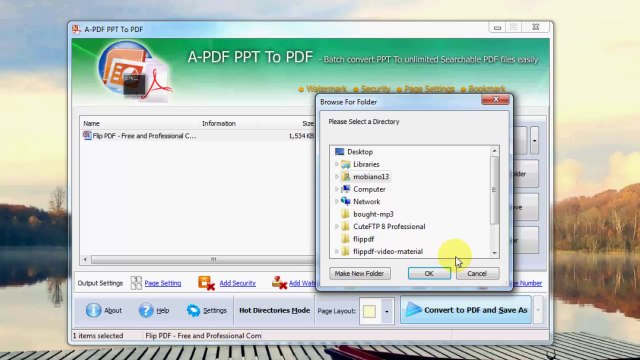 A-PDF PPT to PDF – Convert PowerPoint to PDF File with Simple Steps